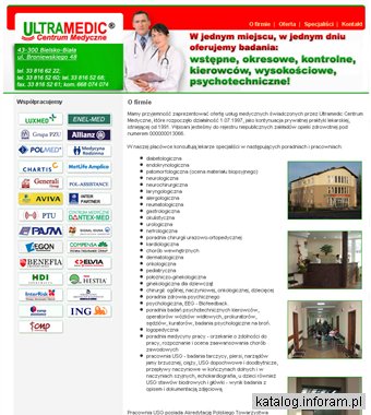 Centrum Medyczne Ultramedic medycyna pracy Bielsko