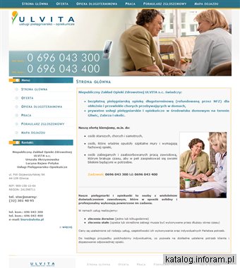 Ulvita - usługi pielęgniarsko - opiekuńcze