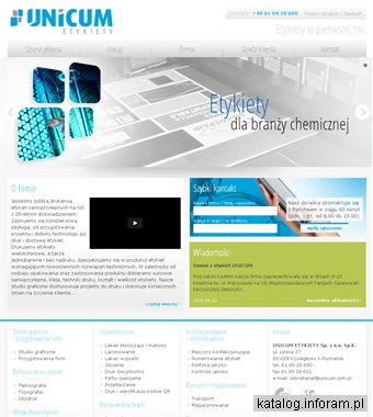 Etykiety na roli - unicum.com.pl