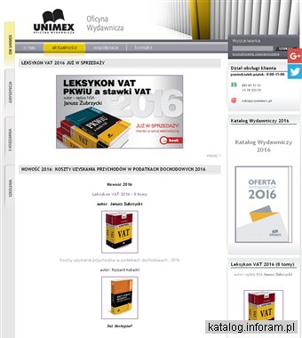 UNIMEX Oficyna podatkowa