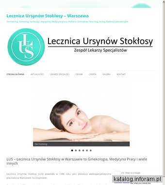 Lecznica Ursynów Stokłosy - Dermatolog, Ginekolog, Medycyna Pracy