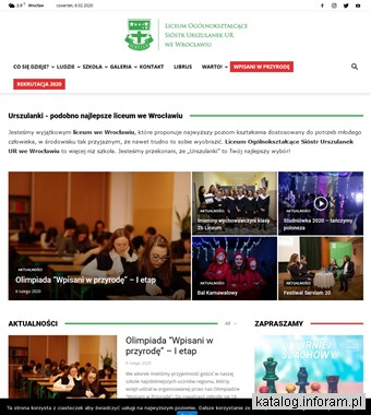 Liceum Ogólnokształcące Sióstr Urszulanek we Wrocławiu.