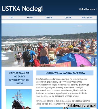 Ustka pokoje gościnne