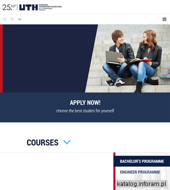 Studia licencjackie na UTH