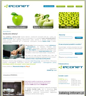 Uzdatnianie wody - ECONET