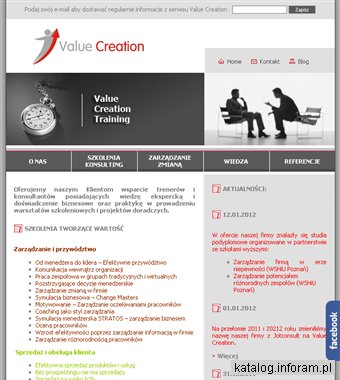 Value Creation – szkolenia tworzące wartość, szkolenia, konsulting