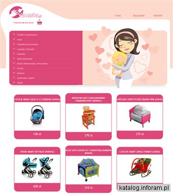 Vaneska.pl artykuły dla dzaieci - wózki, foteliki dziecięce Poznań