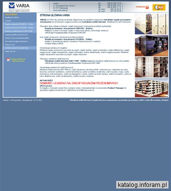 Solidny regał magazynowy