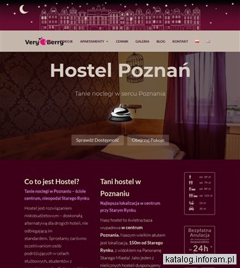 Hostel Very Berry - Tanie noclegi w Poznaniu
