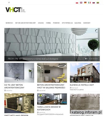 Płyta z betonu architektonicznego od VHCT z Wrocławia