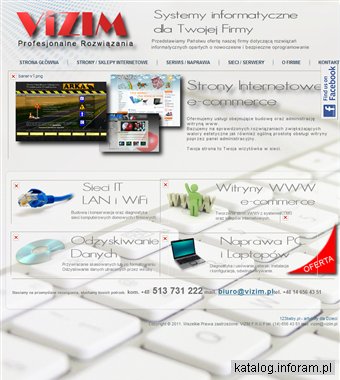 Vizim strony i sklepy internetowe