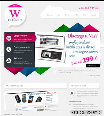 Projektowanie stron internetowych Oleśnica