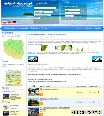 Baza noclegowa - domki na Mazurach tanie noclegi