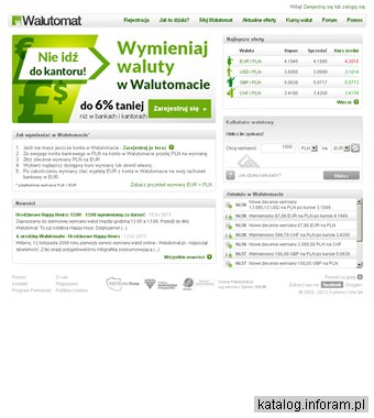 Kantor internetowy - Walutomat.pl