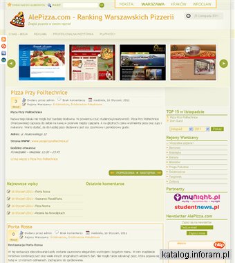 Najlepsza i tania pizza Warszawa