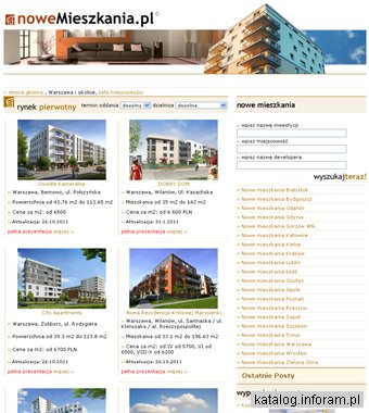 Nowe mieszkania Warszawa