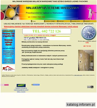 Malarz Warszawa usługi malarskie 7 dni w tygodniu