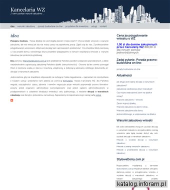 Warunki zabudowy działki