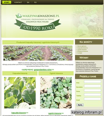 Producent kapusty kiszonej