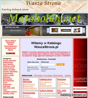 Waszastrona.pl - katalog dobrych stron