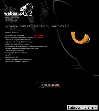 Webear - Projektowanie stron internetowych - Police i Szczecin