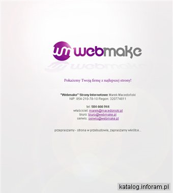 Webmake - Strony Internetowe Stargard Szczeciński, Strony WWW