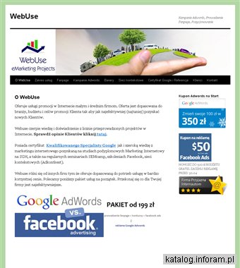 Pozycjonowanie - Kampanie Adwords - Prowadzenie fanpage na Facebooku