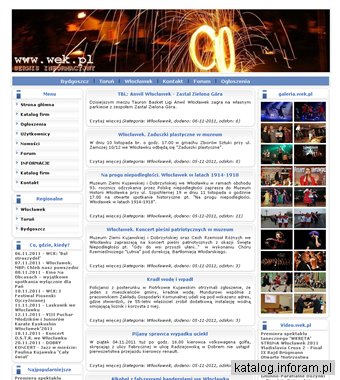 www.wek.pl - serwis informacyjny miast Włocławek, Toruń, Bydgoszcz