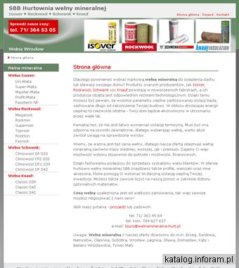 Hurtownia wełny mineralnej