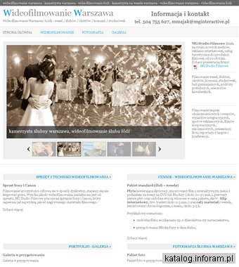 Kamerzysta na wesele Warszawa