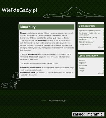 Dinozaury, czyli wymarłe wielkie gady