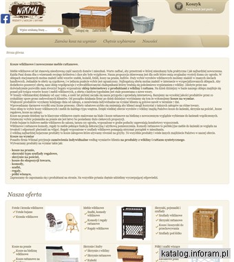 Kosze i koszyki wiklinowe Wikmal