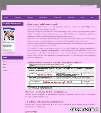 Przekaż 1% podatku Wiktorii