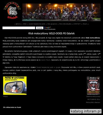 Grupa motocyklistów WILD-DOGS Gdańsk.
