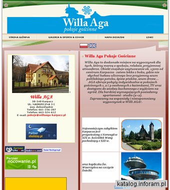 Willa Aga - pokoje gościnne - Karpacz noclegi