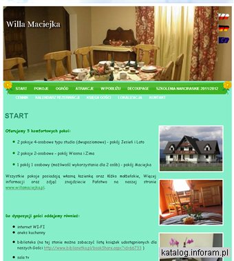 Willa Maciejka w Trybszu koło Białki Tatrzańskiej