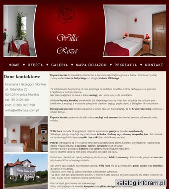 Krynica Morska pokoje