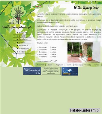 Noclegi Poznań - Willa Wysogotowo