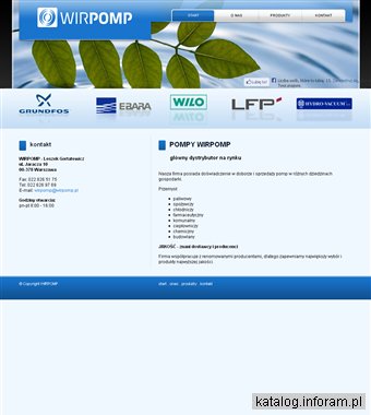 Dystrybutor pomp Warszawa – Wirpomp