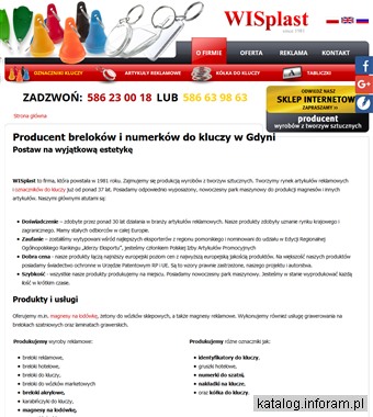 www.wisplast.pl breloczki do kluczy