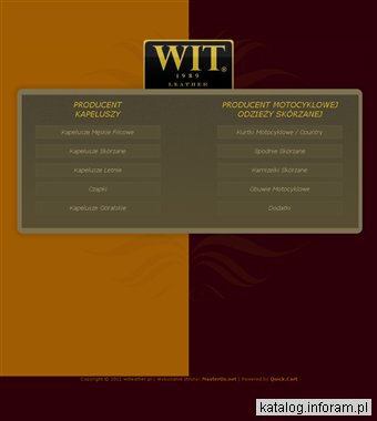 WITLEATHER - Producent kapeluszy i motocyklowej odzieży skórzanej