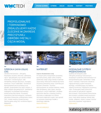 WMC Tech - CNC, Waterjet, frezowanie, toczenie