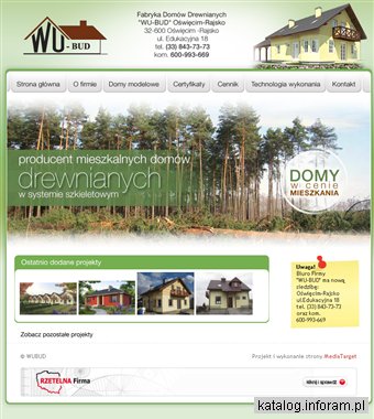 WuBud producent domów drewnianych w systemie szkieletowym