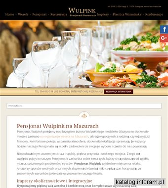 WULPINK organizacja konferencji Mazury