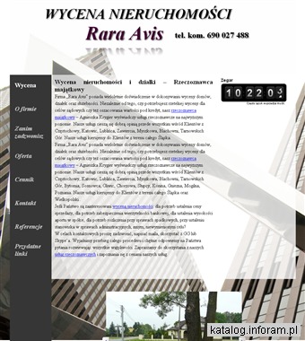 RARA AVIS wycena nieruchomości Częstochowa