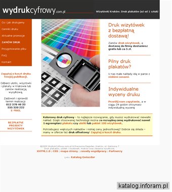 Wizytówki Kraków - WydrukCyfrowy.com.pl