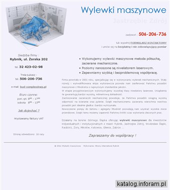 Wylewki maszynowe Rybnik