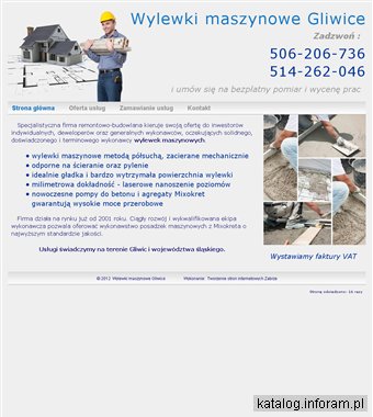 Wylewki maszynowe Gliwice