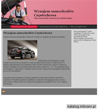 Wypożyczalnia samochodów Częstochowa