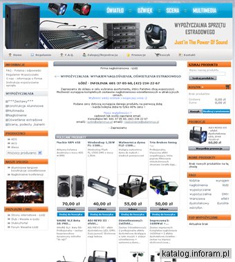 Wypożyczalnia nagłośnienia